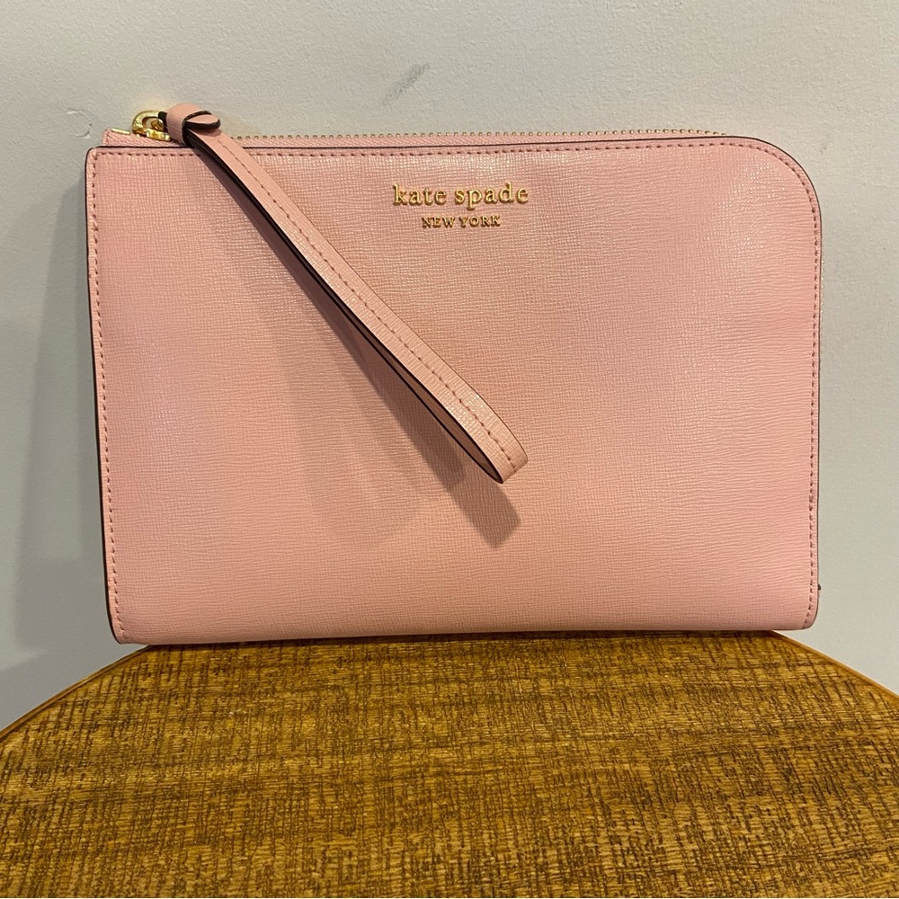 Kate Spade Blush Pink Wristlet Clutch